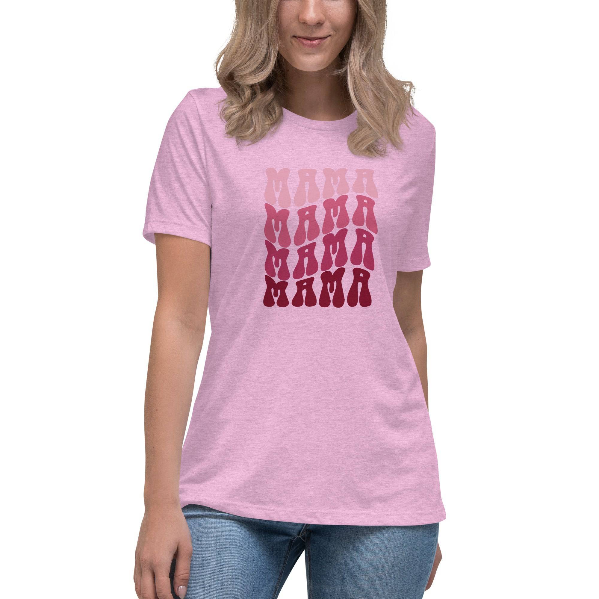 Women's MAMA Print Relaxed T-Shirt - Mama & Macha