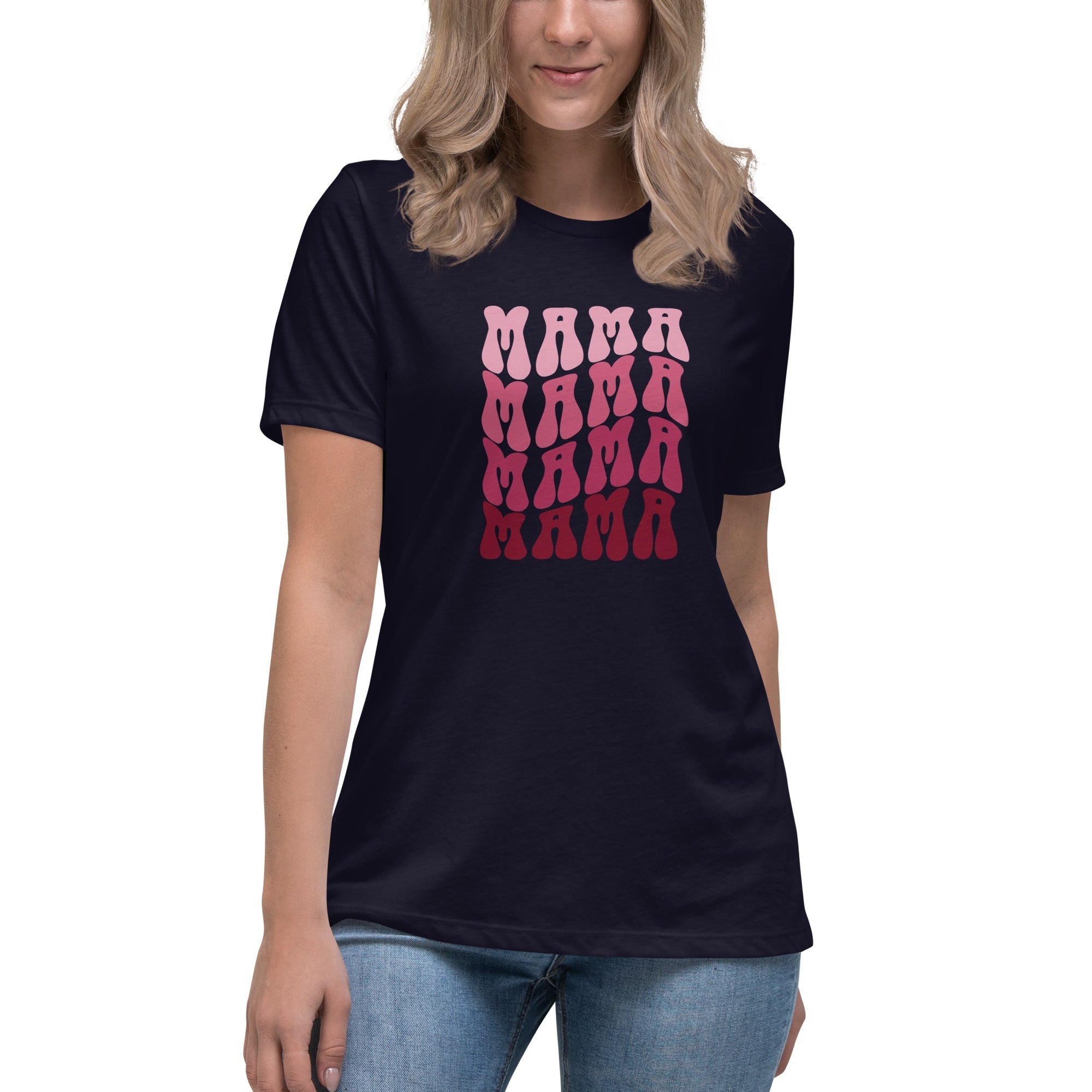 Women's MAMA Print Relaxed T-Shirt - Mama & Macha