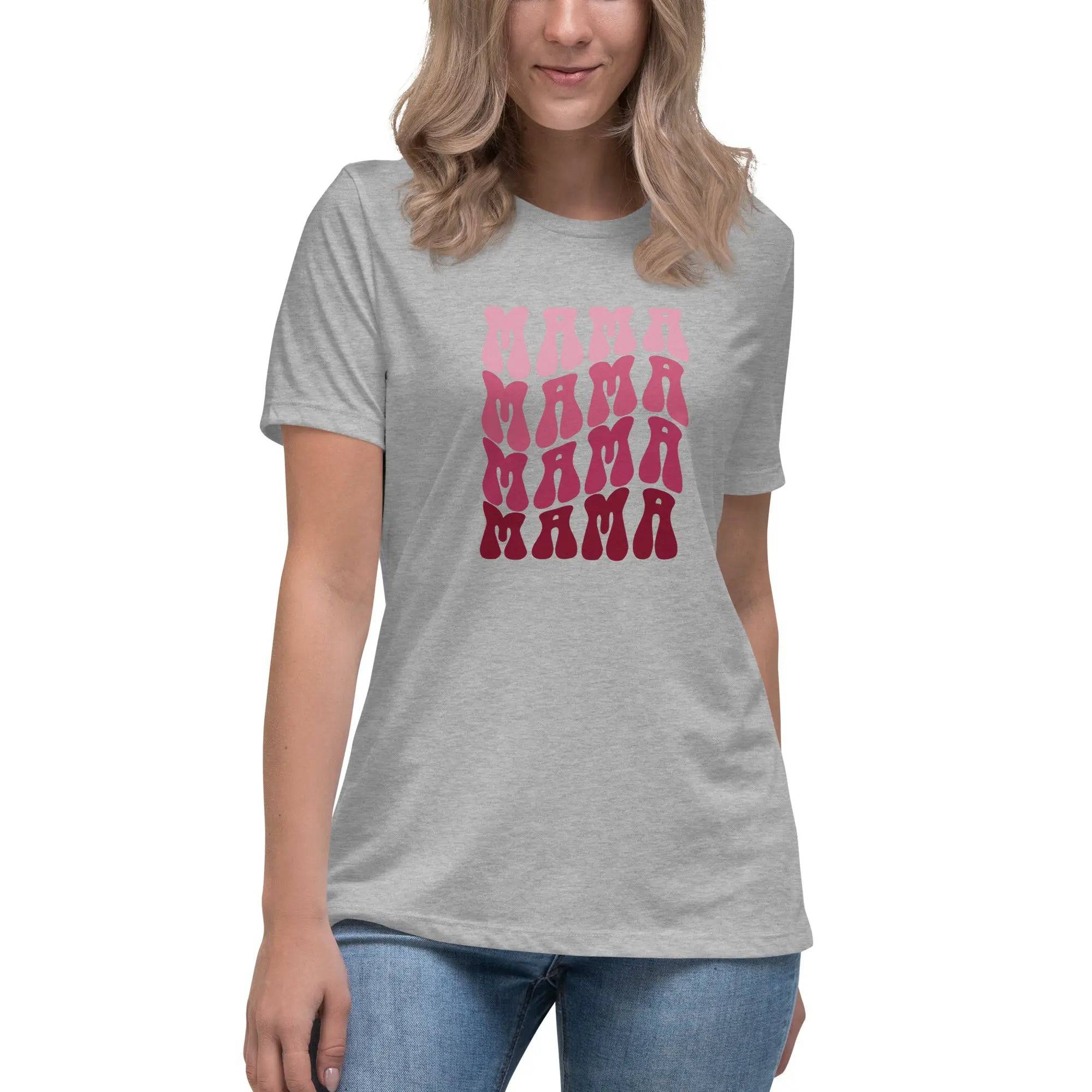 Women's MAMA Print Relaxed T-Shirt - Mama & Macha