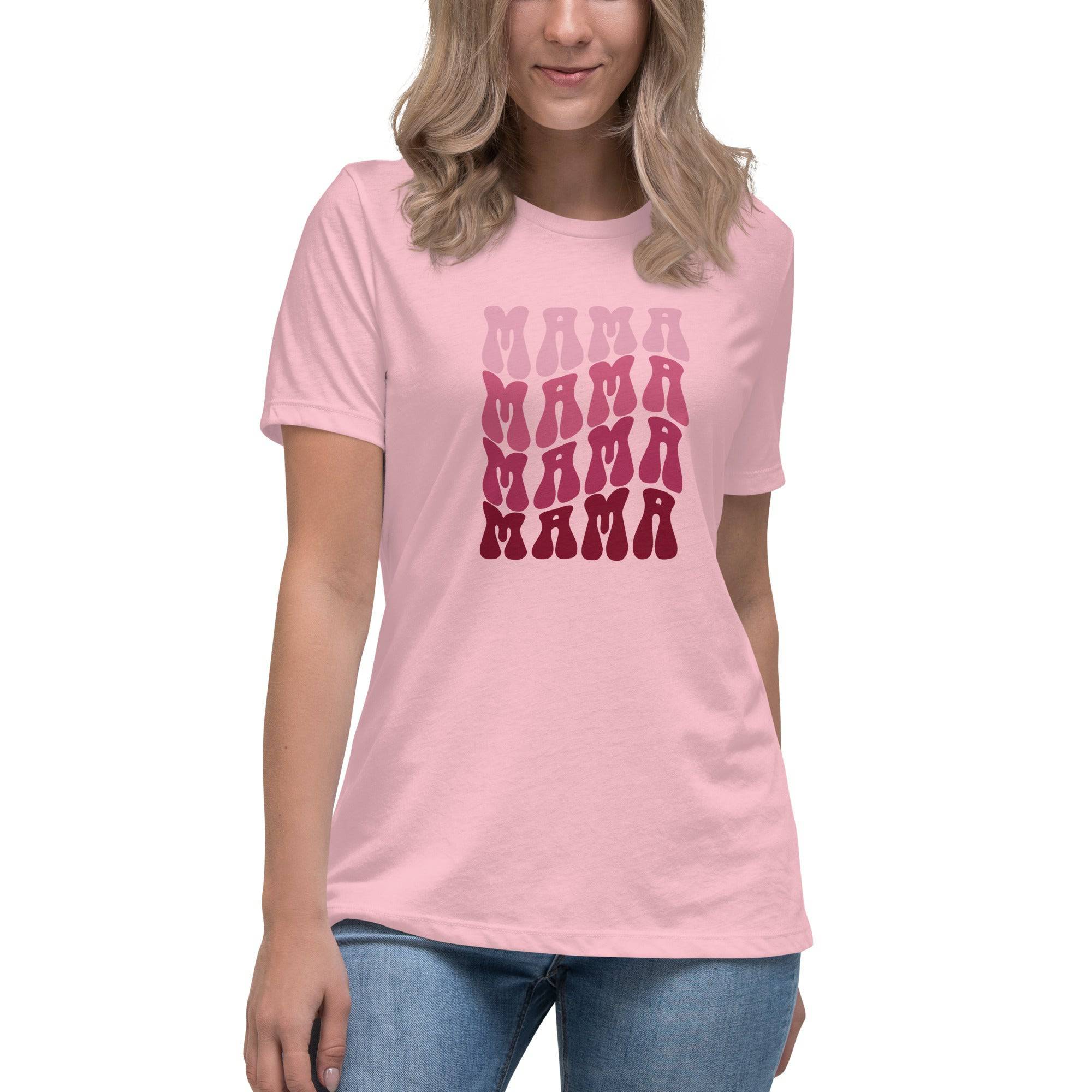 Women's MAMA Print Relaxed T-Shirt - Mama & Macha